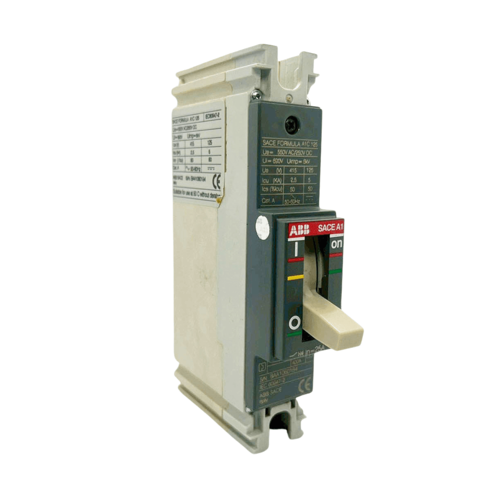 โมลเคสเซอร์กิตเบรกเกอร์ 20 แอมป์ 1 โพล (25KA) ABB MCCB A1N 125 TMF